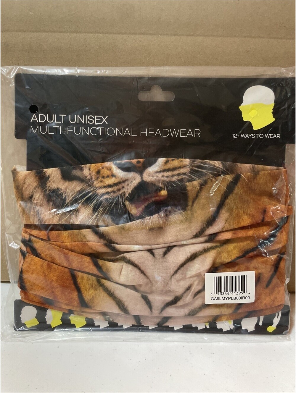 10 Pack Striped Tiger Headwear Scarf Bandana Neck Gaiter Costume - 10 Pack!!